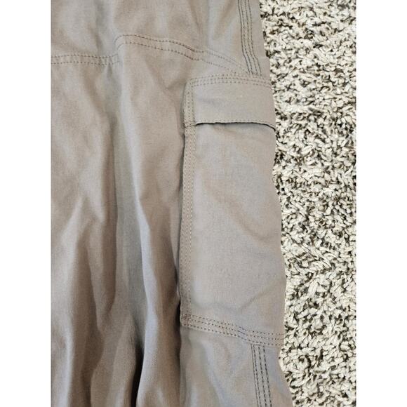 PrAna Zion Pants Mens Size 36 Beige Belted Nylon Stretch Hiking Vented - Picture 4 of 10